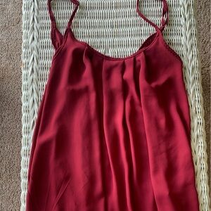 SHEIN Red Spaghetti Strap Top